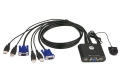 ������������� ATEN CS22U 2PC-1KBD/Mouse/Monitor/+cable USB